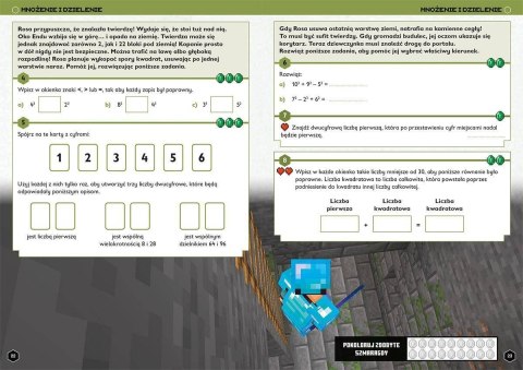 Książeczka Minecraft. Matematyka. Megazadania. 12+ Książeczka Minecraft. Matematyka. Megazadania. 12+