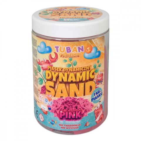 Piasek dynamiczny 1kg różowy Piasek dynamiczny 1kg różowy