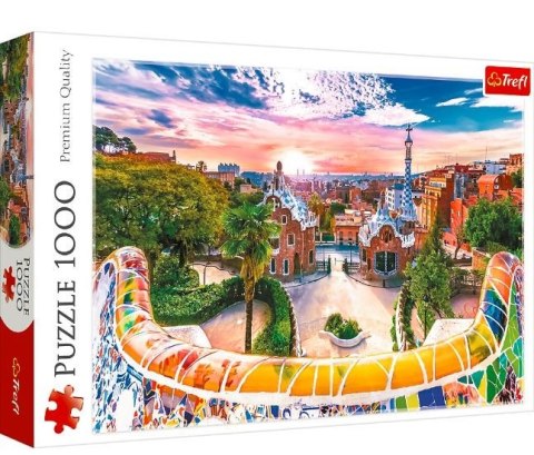 Puzzle 1000 elementów Zachód słońca nad Barceloną Puzzle 1000 elementów Zachód słońca nad Barceloną