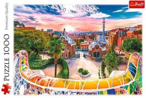 Puzzle 1000 elementów Zachód słońca nad Barceloną Puzzle 1000 elementów Zachód słońca nad Barceloną