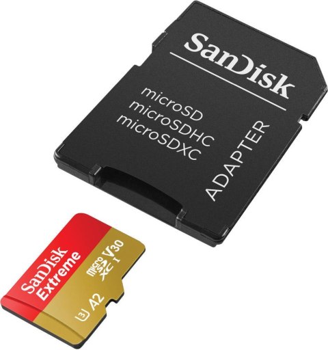 Karta pamięci Extreme microSDXC 256GB 190/130 MB/s A2 V30 U3 Karta pamięci Extreme microSDXC 256GB 190/130 MB/s A2 V30 U3