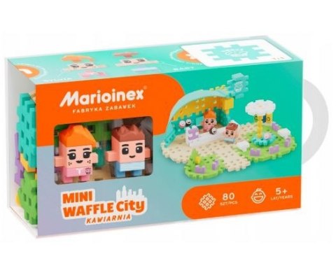 Klocki Waffle mini - Kawiarnia 80 elementów Klocki Waffle mini - Kawiarnia 80 elementów