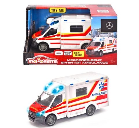 Pojazd Majorette Grand Mercedes ambulans 12,5 cm Pojazd Majorette Grand Mercedes ambulans 12,5 cm