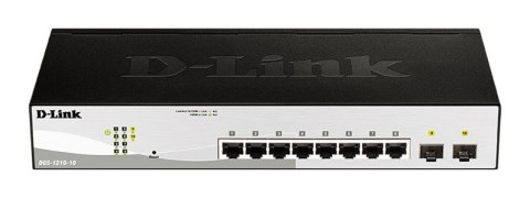 Przełącznik DGS-1210-10 Switch Smart 8xGE 2xSFP Przełącznik DGS-1210-10 Switch Smart 8xGE 2xSFP