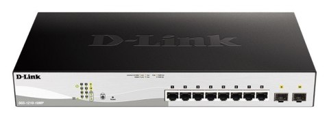 Przełącznik DGS-1210-10MP Switch 8GE PoE 2SFP Przełącznik DGS-1210-10MP Switch 8GE PoE 2SFP
