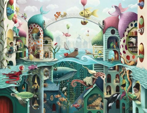 Puzzle 2000 elementów Gdyby ryby umiały mówić Puzzle 2000 elementów Gdyby ryby umiały mówić