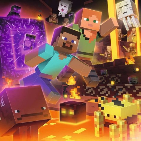 Puzzle 3x49 elementów Minecraft Puzzle 3x49 elementów Minecraft