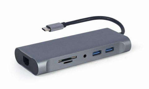 Adapter USB-C Hub USB-C PD GbE VGA HDMI 3xUSB 3.1 card audio Adapter USB-C Hub USB-C PD GbE VGA HDMI 3xUSB 3.1 card audio