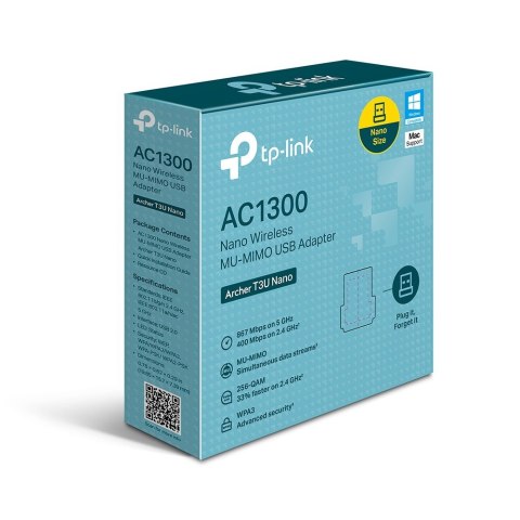 Karta sieciowa Archer T3U Nano USB AC1300 Karta sieciowa Archer T3U Nano USB AC1300