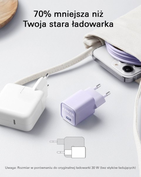 Ładowarka 511 Nano III 30W GaN USB-C biała Ładowarka 511 Nano III 30W GaN USB-C biała