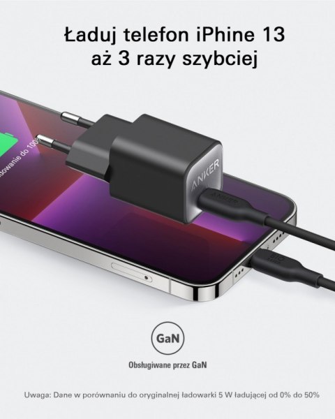 Ładowarka 511 Nano III 30W GaN USB-C biała Ładowarka 511 Nano III 30W GaN USB-C biała