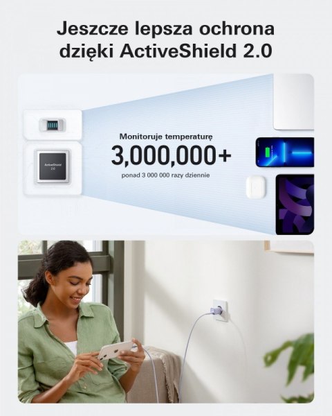 Ładowarka 511 Nano III 30W GaN USB-C biała Ładowarka 511 Nano III 30W GaN USB-C biała