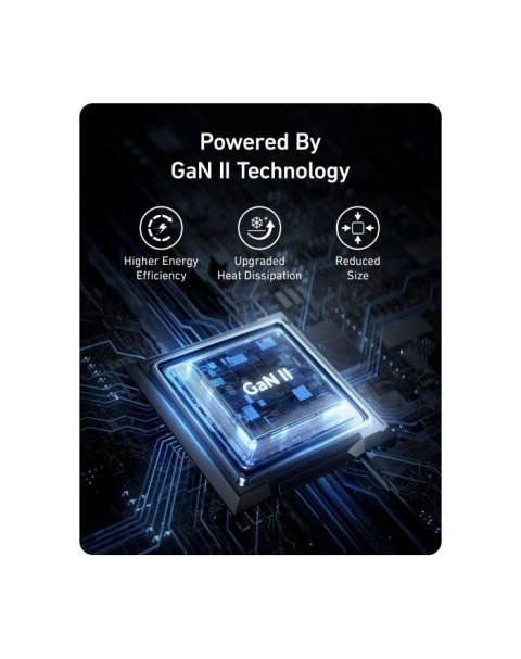 Ładowarka 735 GaN III Prime 2xUSB-C 65W USB-A 22.5W Czarna Ładowarka 735 GaN III Prime 2xUSB-C 65W USB-A 22.5W Czarna