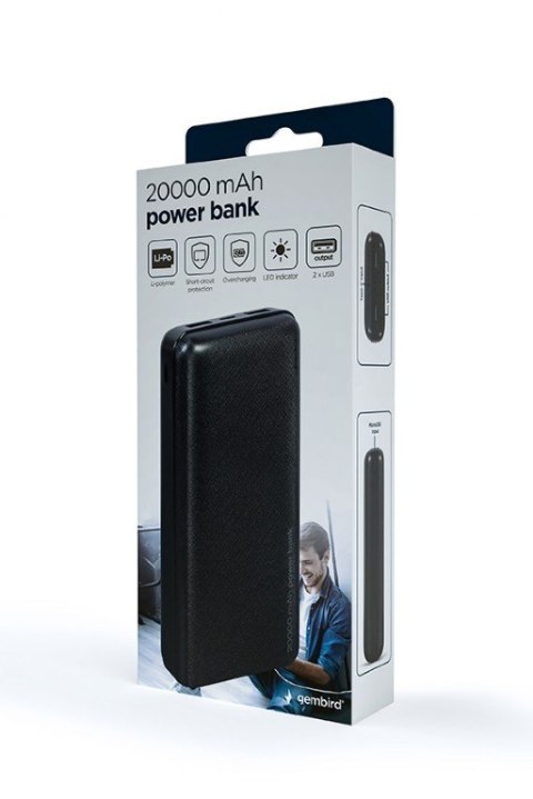PowerBank 20 000 mAh czarny PowerBank 20 000 mAh czarny