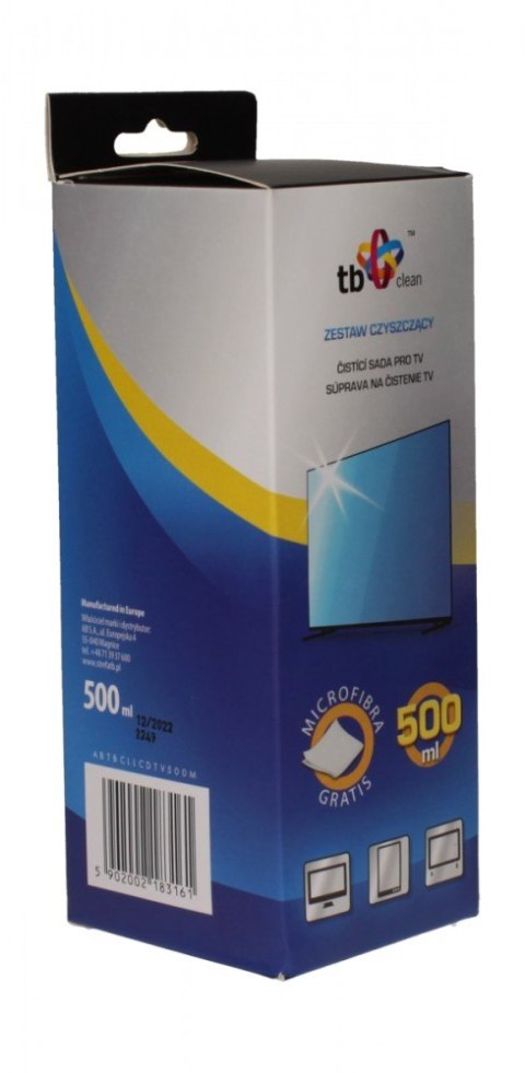 Clean Zestaw płyn do TV 500 ml + mikrofibra Clean Zestaw płyn do TV 500 ml + mikrofibra