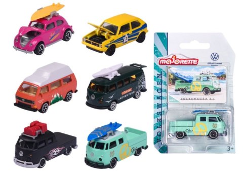 Pojazd Majorette Volkswagen the originals premium 6 rodzajów Pojazd Majorette Volkswagen the originals premium 6 rodzajów