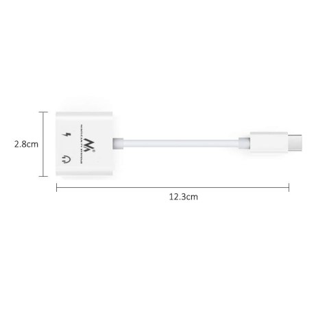 Adapter USB type-C 3,5 mm jack PD MCTV-848 Adapter USB type-C 3,5 mm jack PD MCTV-848