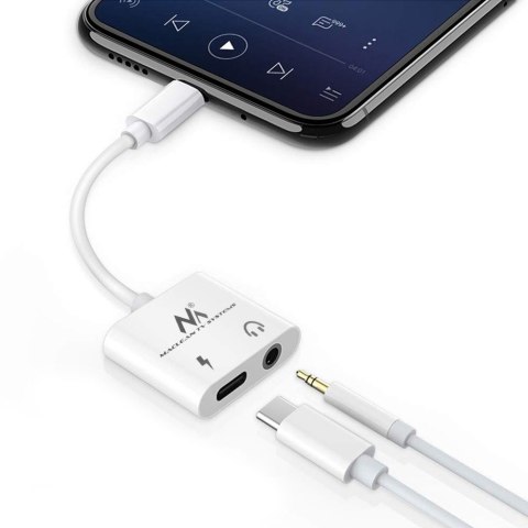 Adapter USB type-C 3,5 mm jack PD MCTV-848 Adapter USB type-C 3,5 mm jack PD MCTV-848
