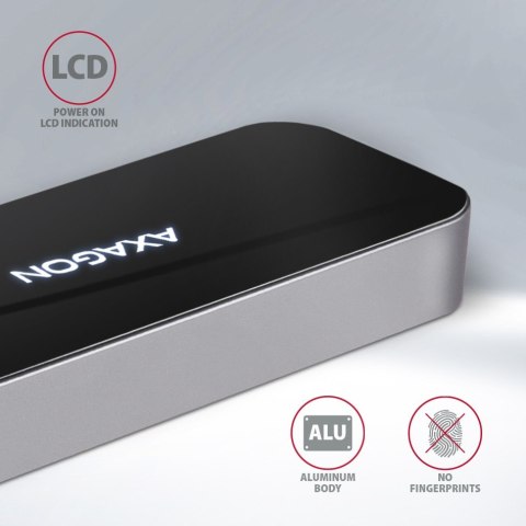 HMC-6GL Wieloportowy hub 3x USB-A, HDMI, RJ-45, USB 3.2 Gen 1 hub, PD 100W 20cm USB-C kabel HMC-6GL Wieloportowy hub 3x USB-A, HDMI, RJ-45, USB 3.2 Gen 1 hub, PD 100W 20cm USB-C kabel