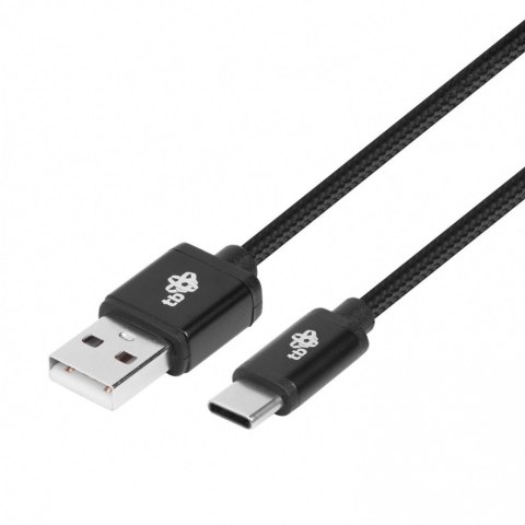 Kabel USB-USB C 1.5m czarny sznurek premium Kabel USB-USB C 1.5m czarny sznurek premium