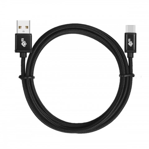 Kabel USB-USB C 1.5m czarny sznurek premium Kabel USB-USB C 1.5m czarny sznurek premium