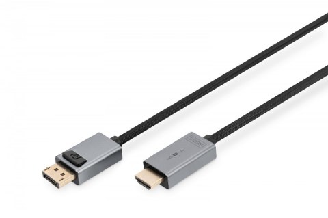 Kabel adapter DisplayPort - HDMI 4K 30Hz DP/HDMI M/M 1,8m Kabel adapter DisplayPort - HDMI 4K 30Hz DP/HDMI M/M 1,8m