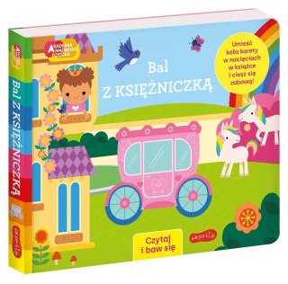 Książeczka Bal z księżniczką. Akademia Mądrego Dziecka. Czytaj i baw się