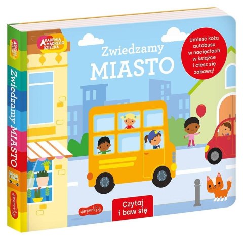 Książeczka Zwiedzamy miasto. Akademia Mądrego Dziecka. Czytaj i baw się Książeczka Zwiedzamy miasto. Akademia Mądrego Dziecka. Czytaj i baw się