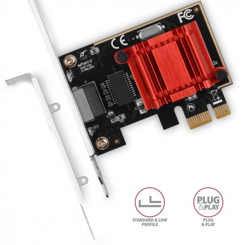 PCEE-GIX Karta sieciowa PCIe 1x Gigabit Ethernet port (RJ-45), Intel i210AT, PXE, SP & LP PCEE-GIX Karta sieciowa PCIe 1x Gigabit Ethernet port (RJ-45), Intel i210AT, PXE, SP & LP