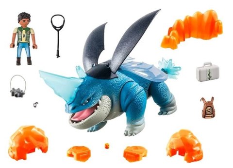 Zestaw z figurkami Dragons 71082 Plowhorn & D'Angelo Zestaw z figurkami Dragons 71082 Plowhorn & D'Angelo