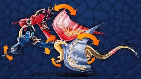 Zestaw z figurkami Dragons: The Nine Realms - Wu & Wei i Jun 71080 Zestaw z figurkami Dragons: The Nine Realms - Wu & Wei i Jun 71080