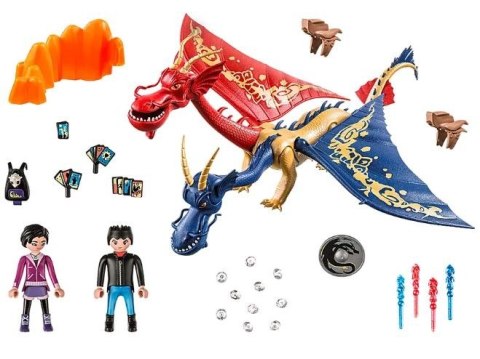 Zestaw z figurkami Dragons: The Nine Realms - Wu & Wei i Jun 71080 Zestaw z figurkami Dragons: The Nine Realms - Wu & Wei i Jun 71080