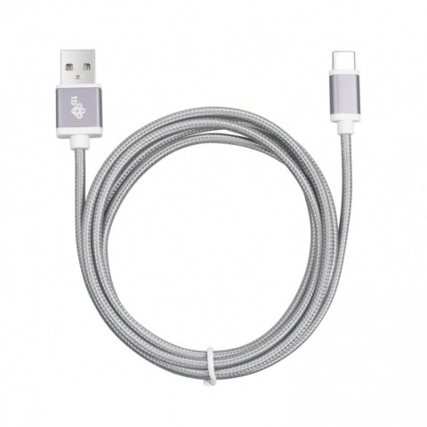 Kabel USB-USB C 1.5m szary sznurek premium Kabel USB-USB C 1.5m szary sznurek premium