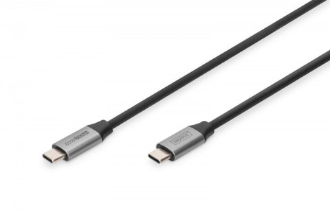 Kabel połączeniowy USB 3.0 60W/5Gbps Typ USB C/USB C M/M 1m Czarny Kabel połączeniowy USB 3.0 60W/5Gbps Typ USB C/USB C M/M 1m Czarny