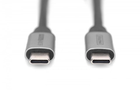 Kabel połączeniowy USB 3.0 60W/5Gbps Typ USB C/USB C M/M 1m Czarny Kabel połączeniowy USB 3.0 60W/5Gbps Typ USB C/USB C M/M 1m Czarny