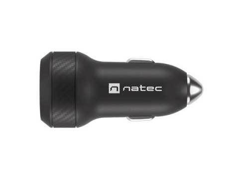 Ładowarka samochodowa Coney 1x USB 1x USB-C QC 3.0 48W Czarna Ładowarka samochodowa Coney 1x USB 1x USB-C QC 3.0 48W Czarna