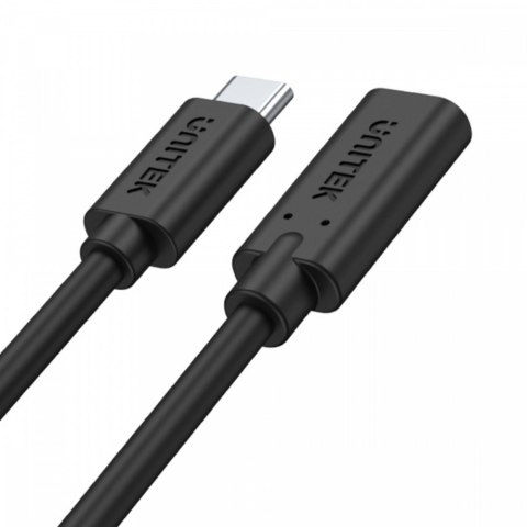 Przedłużacz USB-C 3.1 GEN 2; 4K; PD 100W; 0,5m; M/F; C14086BK Przedłużacz USB-C 3.1 GEN 2; 4K; PD 100W; 0,5m; M/F; C14086BK