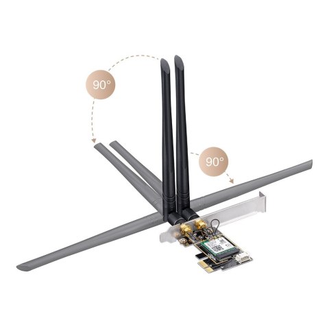 Karta sieciowa WE3000 WiFi AX5400 PCI-E Karta sieciowa WE3000 WiFi AX5400 PCI-E