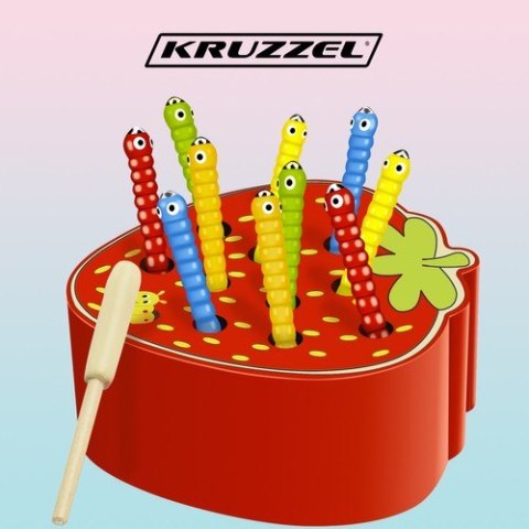 Gra drewniana truskawka 22411 Kruzzel