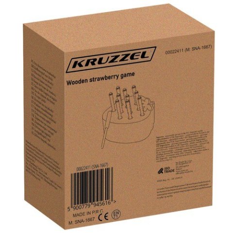 Gra drewniana truskawka 22411 Kruzzel