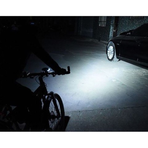 Lampka rowerowa LED z licznikiem 23680 Trizand