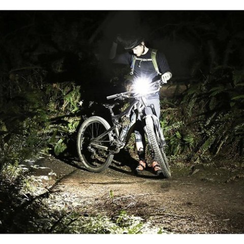 Lampka rowerowa LED z licznikiem 23680 Trizand