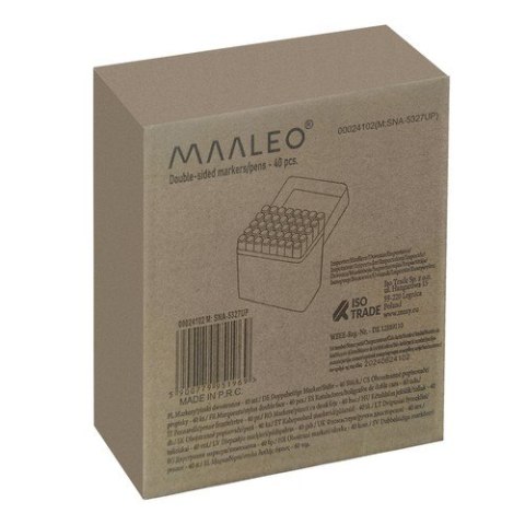 Markery/pisaki dwustronne - 40 szt. MAALEO 24102 Maaleo
