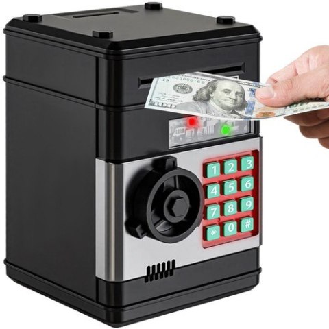 Skarbonka - sejf / bankomat elektroniczny 23545 Kruzzel Skarbonka - sejf / bankomat elektroniczny 23545 Kruzzel