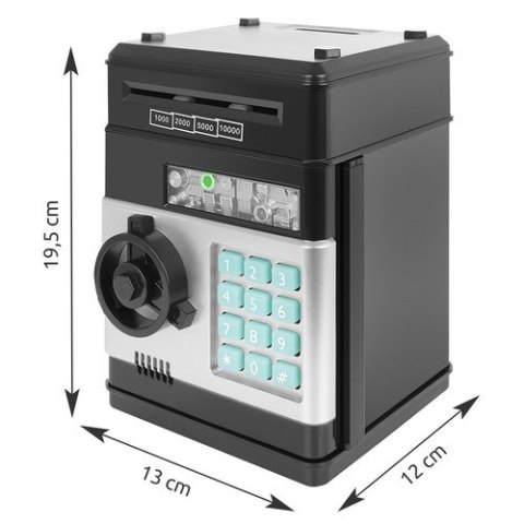 Skarbonka - sejf / bankomat elektroniczny 23545 Kruzzel Skarbonka - sejf / bankomat elektroniczny 23545 Kruzzel