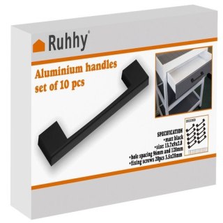 Uchwyt meblowy czarny- 10szt. Ruhhy 24190 Ruhhy