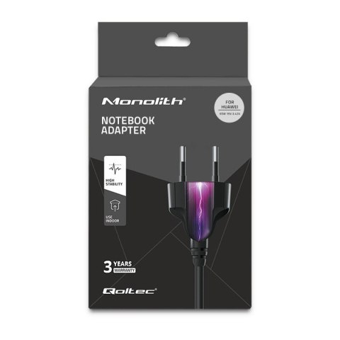 Zasilacz do Huawei 65W | 19V | 3.42A | 4.0*1.7 |+kabel zasilający Zasilacz do Huawei 65W | 19V | 3.42A | 4.0*1.7 |+kabel zasilający