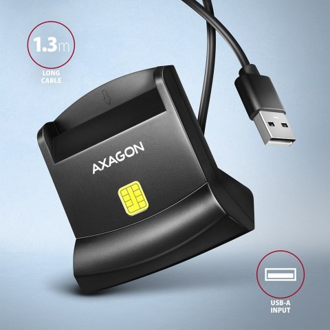 CRE-SM4N Czytnik kart identyfikacyjnych USB, 1,3m kabel CRE-SM4N Czytnik kart identyfikacyjnych USB, 1,3m kabel