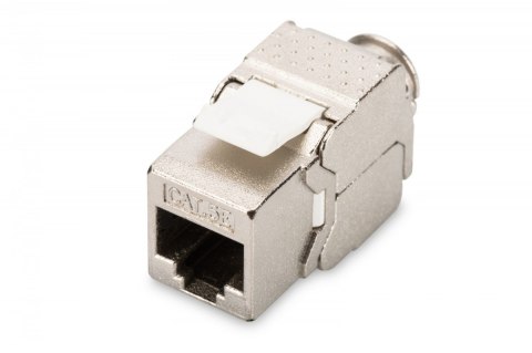 Moduł (gniazdo) Keystone kat. 5e, RJ45 (8P8C), STP, ekranowany, beznarzędziowy, stalowy, klasa D Moduł (gniazdo) Keystone kat. 5e, RJ45 (8P8C), STP, ekranowany, beznarzędziowy, stalowy, klasa D