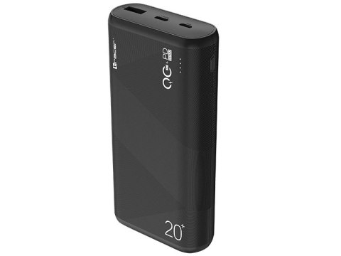 Powerbank Amos 20000mAh QC3.0-PD20W BK czarny Powerbank Amos 20000mAh QC3.0-PD20W BK czarny